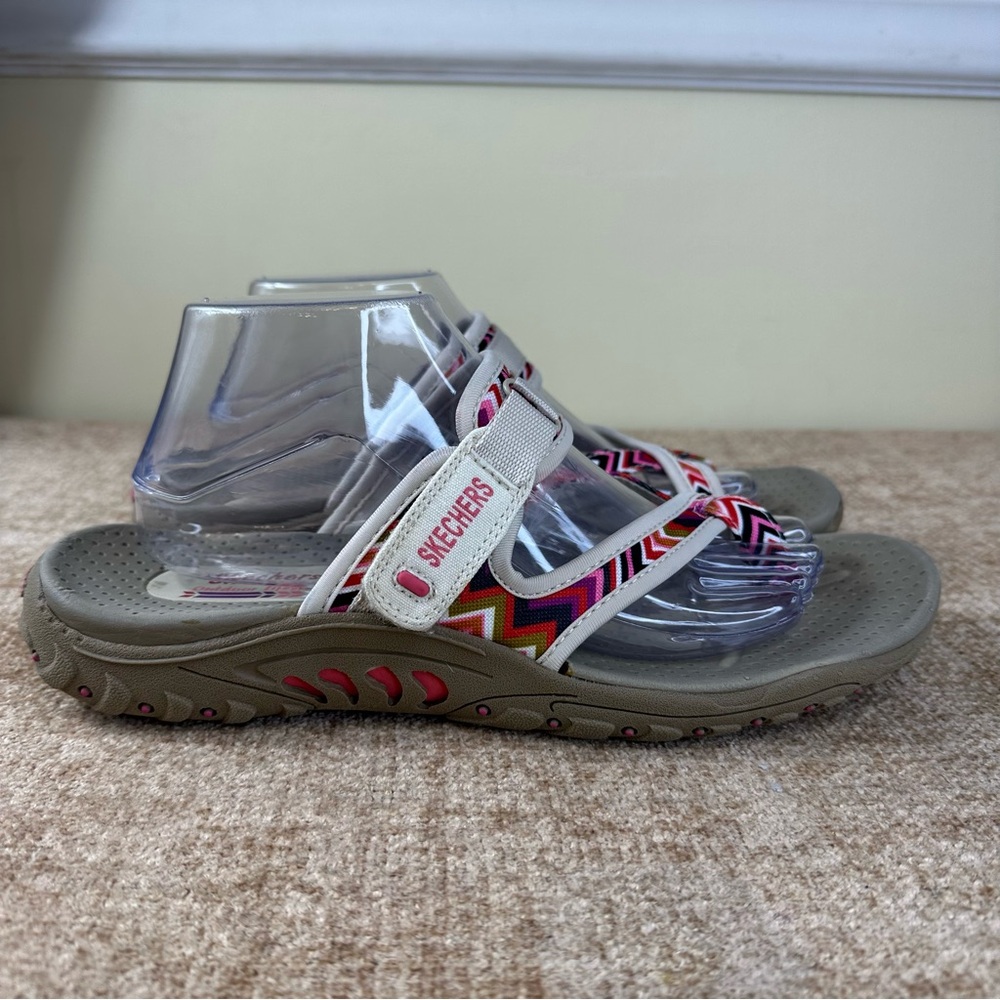 Skechers Reggae -Zig Swag Multicolored Sandals Women’s Size 10 - Picture 6 of 13